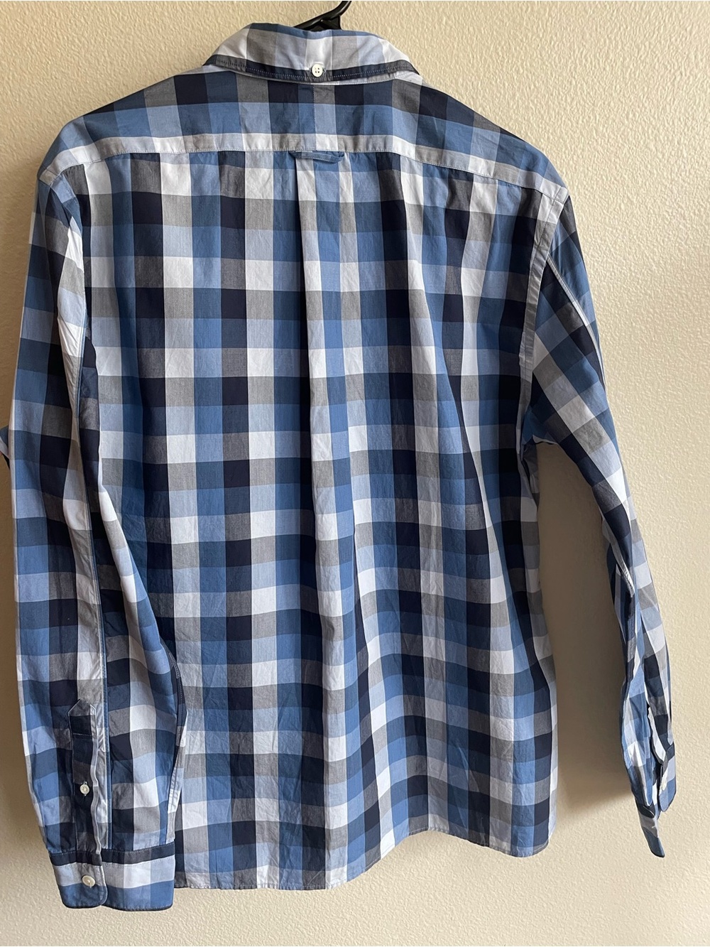 Todd Snyder Men's Blue Multi-Check Button-Down Shirt - Picture 11 of 16